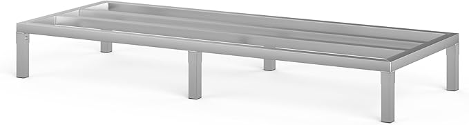 24 in X 60 in. Aquarium Stand | Industrial Style Aluminum Fish Tank Base with Open Frame Design