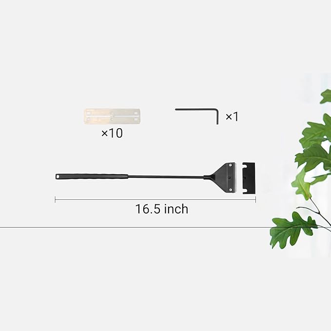 Algae Scraper for Glass Aquarium,Aquarium Razor Scraper with 10 Replaceable Blades,Aquarium Cleaning Tools.