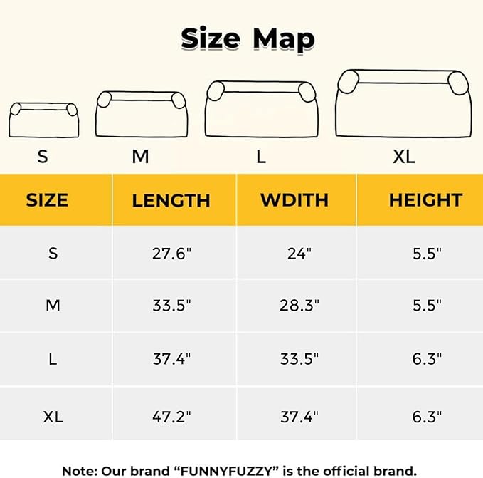 FUNNY FUZZY Pet Fluffy Plush Calming Dog Couch Bed Sofa Protector Washable Pets Mat for Large Medium Small Dogs and Cats (Tie-dye Brown,47.24 × 37.4 × 6.3 in)