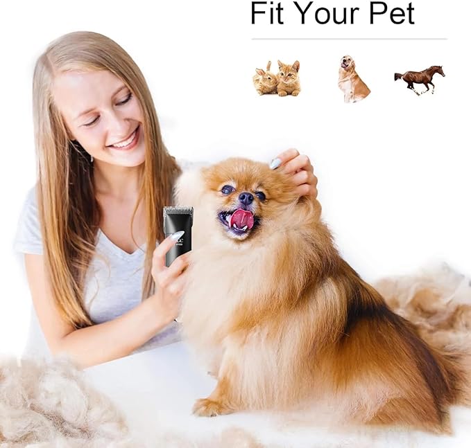 2PCS 5FW Wide Blades for Dog Grooming Blades Compatible with Andis,Oster A5,Wahl km10 Dog Clippers,Size-#5FW, 1/4-Inch Cut Length (6.3mm)(2pcs #5FW)