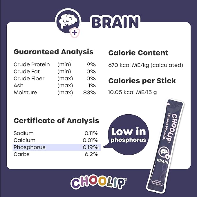 Grab & Go Squeeze Vita Stick Lickable Treats for Dogs & Cats. 49 Brain Support Sticks with Essential multivitamins. Soft and Tasty Paste for All Life Stages, Supporting Brain Health