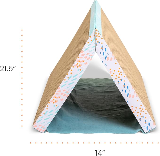Catstages Fold Away Cat Tunnel and Corrugated Cat Scratcher