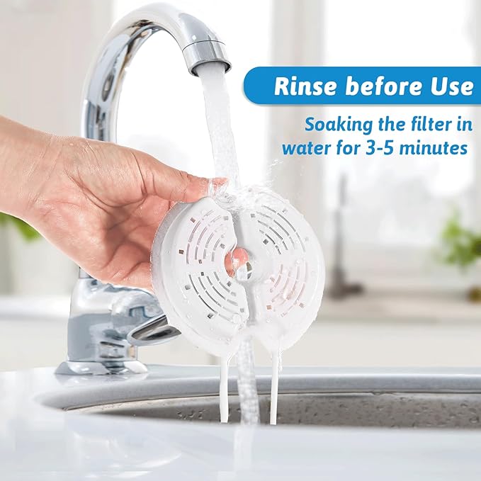 Cat Water Fountain Filters for 84oz/2.5L Stainless Steel Pet Fountain and 67oz/2.0L Plastic Cat Drinking Fountain, 4 Pack Pet Replacement Filters Set