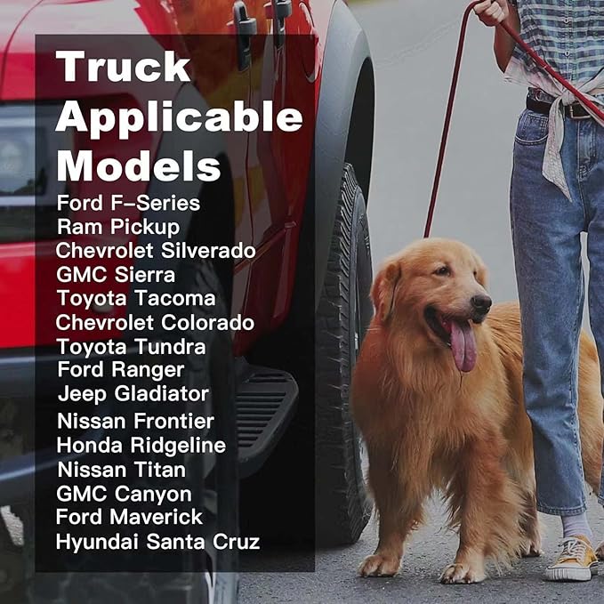 Dog Car Seat Cover for Trucks, Back Seat Pet Cover for Dogs F150 Ram 1500, Waterproof Dog Hammock for Truck with Mesh Window Heavy Duty Seat Cover for F-Series/GMC Sierra/Silverado