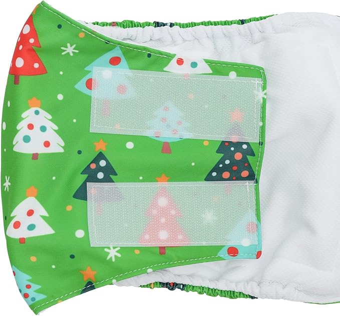 CuteBone Dog Diapers Male Belly Bands 3 Pack for Male Dogs Reusable Puppy Wraps DM62XS