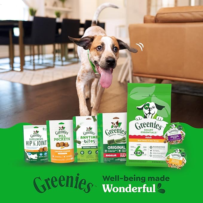 Greenies Smart Topper High Protein Wet Mix-in for Dogs, Duck, Broccoli, Carrots & Barley Recipe in Vitabroth Broth - Bone Broth + Vitamins E & B1, 10 Count