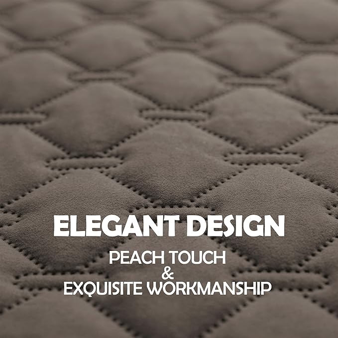 gogobunny 100% Double Sided Waterproof Dog Blanket Soft Pet Bed Cover Reversible Protect Furniture Couch Sofa Car for Puppy Cat Kids (Dark Walnut/Light Walnut, 52x82 Inch (Pack of 1))