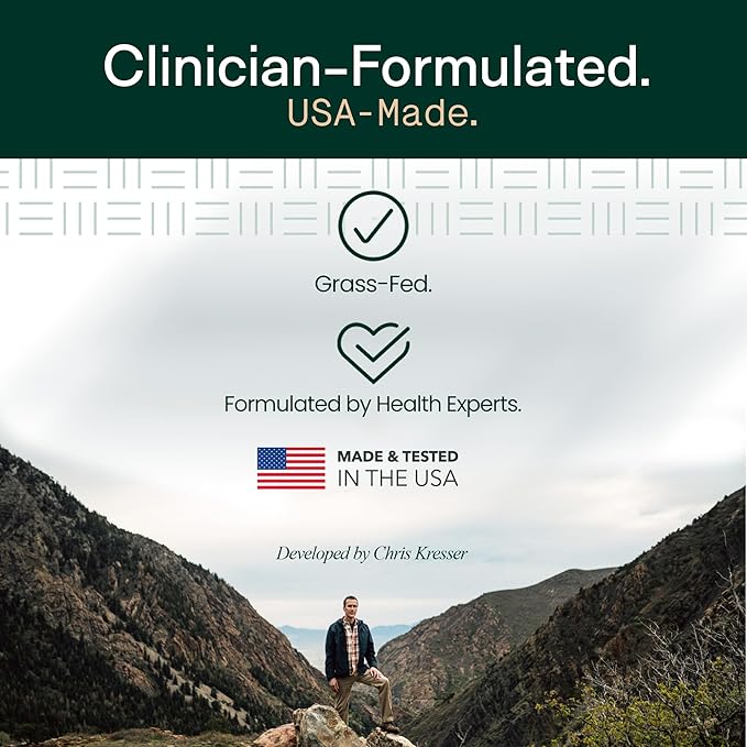 Adapt Naturals Colostrum Supplement with Lactoferrin & Beta-Glucan, Bio-Avail Grass Fed Bovine Colostrum Powder for Gut Health, Immune Support & Vitality | Non-GMO, 2500mg, Unflavored - 60 Days Supply