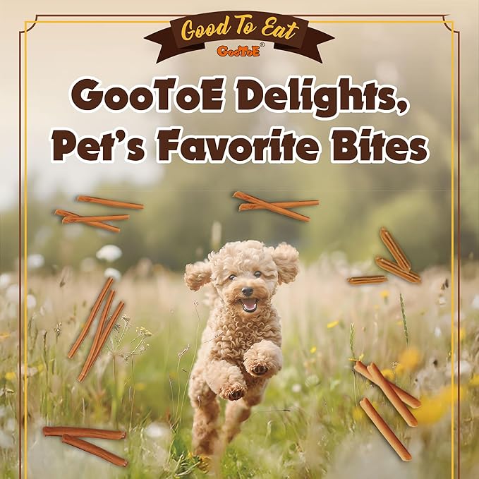 Gootoe Chicken Dog Treats – Chicken Sticks (Mini) 1.5 lb – All Natural, Grain-Free, Low Fat, Premium Training Chews, Healthy & Easily Digestible