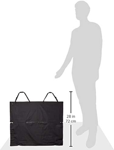 Amazon Basics Waterproof Car Back Bench Seat Cover Protector for Dog - 56 x 47 inch, Black