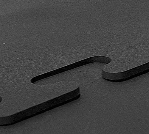 American Floor Mats - Heavy Duty Stall Tiles - Stable/Horse Tiles - Thick, Durable Rubber Flooring Solid Black 12' x 12' Set 3/8" Thick (36 Tiles Total)