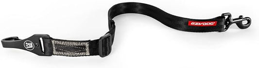 EzyDog Click ISOFIX Cargo - Dog Seat Belt Car Harness Attachment for Dogs - Adjustable Dog Restraints Seatbelts for Car Travel and Safety - (24in - 40in, Black)