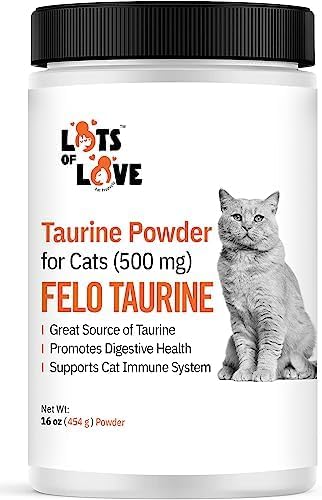 FELO Taurine - Taurine Supplement for Cats, Taurine for Cats, Taurine Powder for Cat - 16 Oz, Powder (Thomas Pet Earlier)