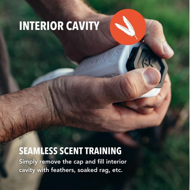 Dog Training Bumper - Durable Retriever Dummy for Professional Training, Perfect for Water Activities, Hunting, and Outdoor Retrieval Practice, with Adjustable Rope for Easy Handling (White)