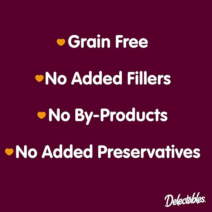 Delectables Bisque Lickable Wet Cat Treats - Tuna & Chicken, 1.4 oz (Pack of 12)