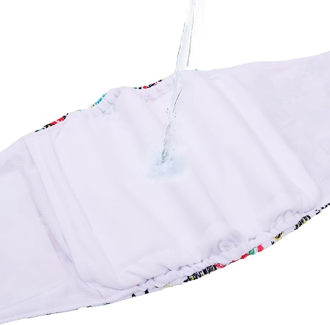 CuteBone Dog Diapers Male Washable Belly Band for Male Dogs Wraps Black 3pcs a Pack DM54M