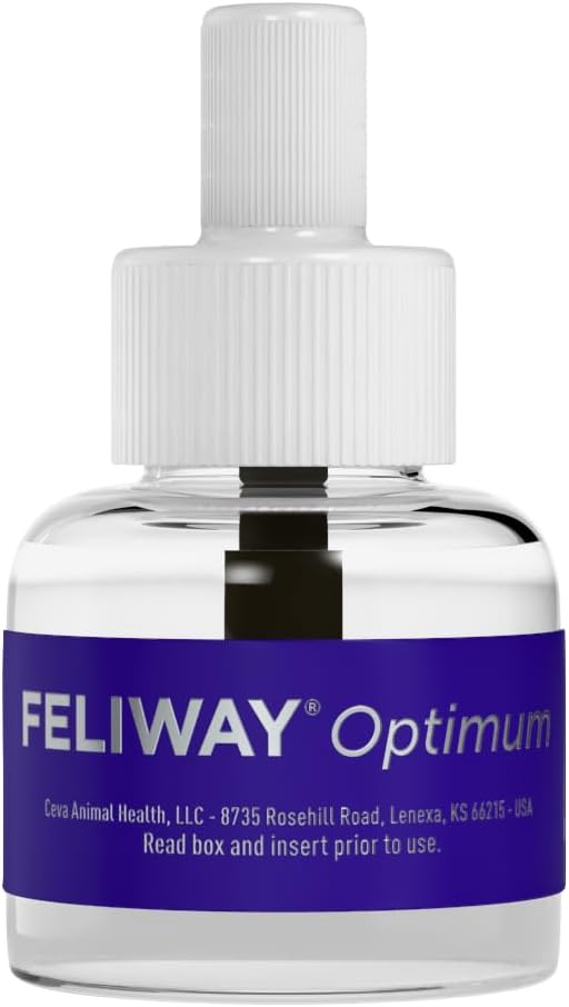 FELIWAY Optimum Cat, Enhanced Calming Pheromone Diffuser: 1 Diffuser Kit & 3 Refills