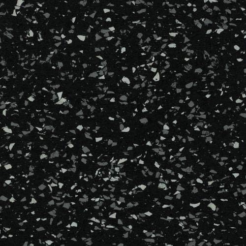 American Floor Mats - Extreme Rubber Gym Tiles - 1 Inch Thick Colorful Rubber Gym Tiles - Superior Shock and Sound Absorbing Tiles - 35% Grey/White 50 Tile Pack (Covers 200 Sq Ft)