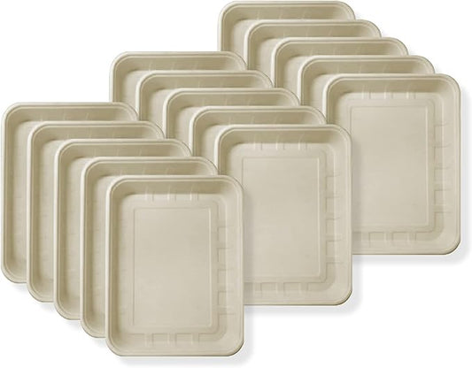 Disposable Litter Boxes for Kittens - Multi-Value (15 Pack), Kitten, Rabbit, and Senior Cat, Shallow, Small, Sanitary Must-Have 16.5 x 12.5 x 2 in.