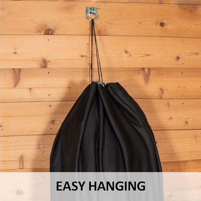 Dura-Tech Full Bale Hay Sack | Color Black | Horse Stable Essential | Full Bale Capacity | Slow Feed Design | Durable 1200D Fabric | Easy Hanging