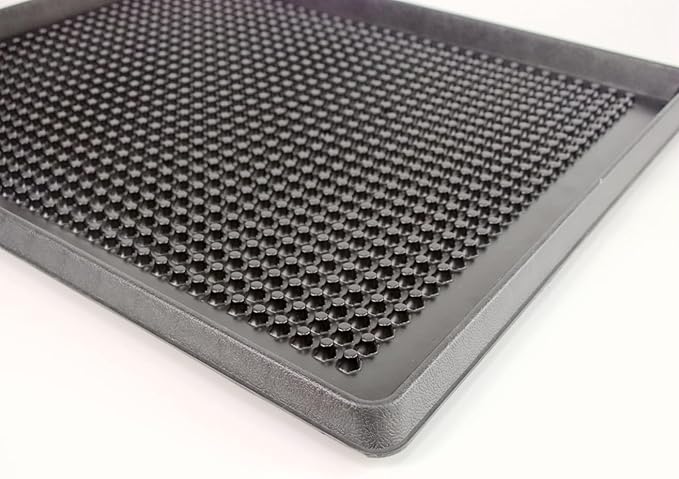 Dog Grass Pad with Tray 25"X20" - Portable Dog Litter Box for Balcony/Patio, Indoor/Outdoor Artificial Turf Pet Potty for Puppy Training, with Washable Pee Pad and Fake Grass Mat