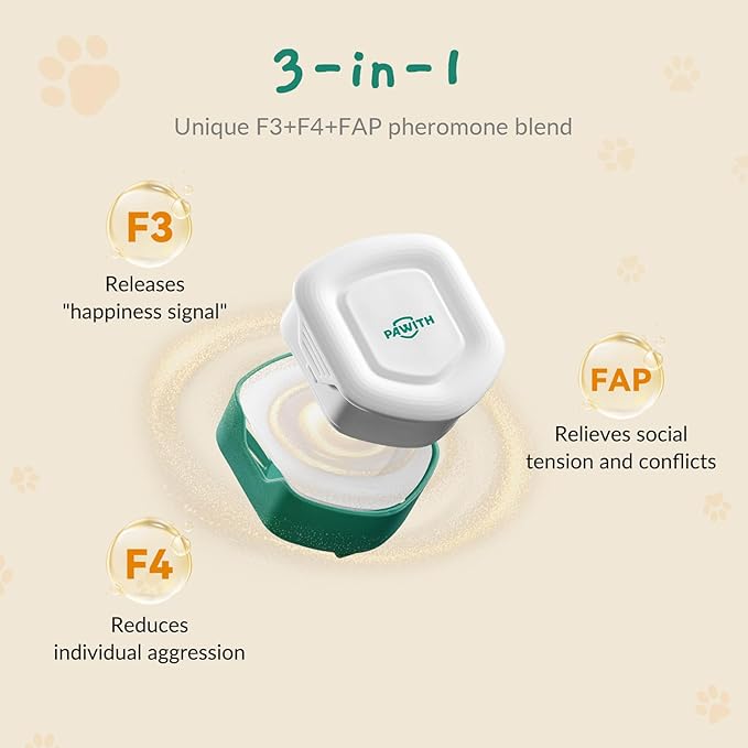 Cat Calming Diffuser for Travel – Pheromone Diffuser for Cats & Kittens to Reduce Anxiety and Stress-Related Behaviors, No Electricity Needed, Long-Lasting Enhanced Calming Aid (2 Pack)