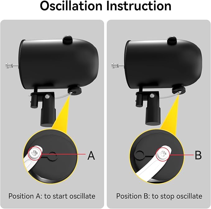 24 Inch Industrial Wall Fan Oscillating, 7800 CFM Commercial Metal Wall Mount Fans with Poweful Motor, 3 Speed, Heavy Duty Indoor for Warehouse, Workshops, and Garage, UL Listed