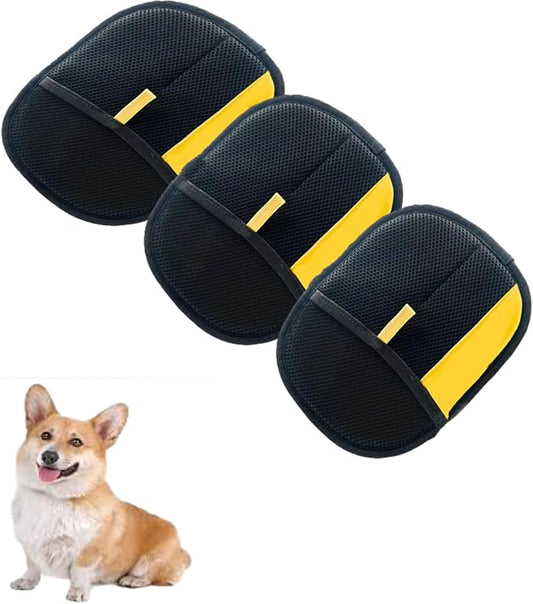 Fursweep Gloves Pet Hair Remover, Kivori Pet Grooming Glove, Pet Hair Remover Electrostatic Gloves, Furmingle Double Sided Cat Grooming Glove, Reusable Cat & Dog Hair Remover, for Couch, Carpet