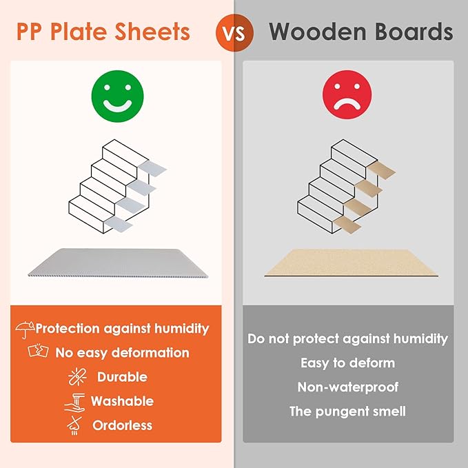 EHEYCIGA Dog Stairs for High Bed 25" H, 5-Step Extra Wide Dog Steps for Bed, Pet Steps for Small Dogs and Cats, Non-Slip Balanced Pet Ramp Indoor, Beige