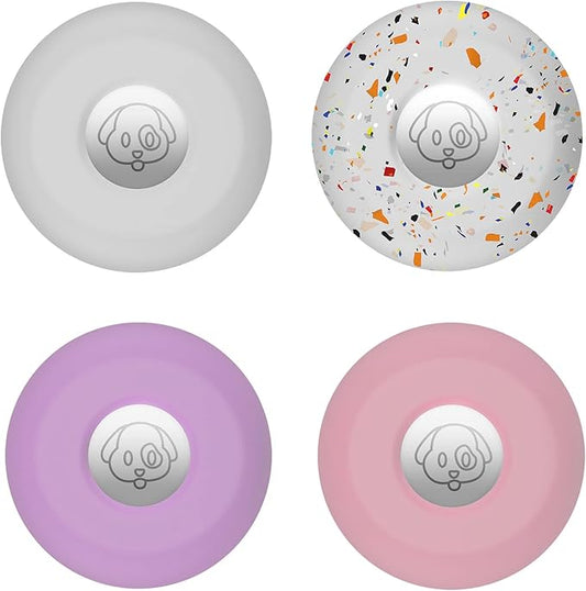 for Airtag Holder for Dog Collar, Cibaabo Silicone Air Tag Case Cover Compatible with Apple Airtags for 0.8-1.2inch Cat Pet Collar Harness Loop