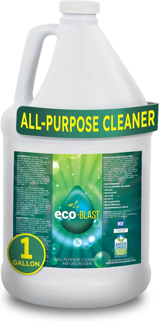 All-Purpose Cleaner & Degreaser – Heavy-Duty Grease & Stain Remover for Home, Kitchen, Garage & Industrial Use, Surface-Friendly Cuts Through Tough Dirt – 1 Gallon
