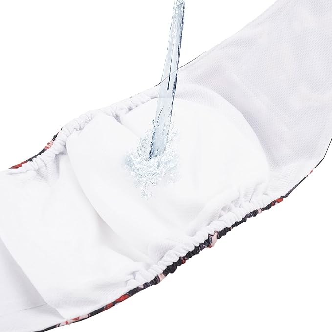 CuteBone Halloween Male Dog Diapers Belly Bands 3 Pack for Male Dogs Wraps Washable Doggie Pants DM22M