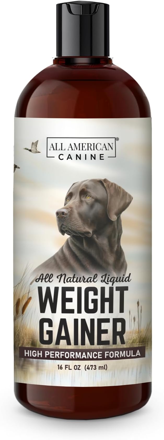 Dog Weight Gainer Liquid – High Calorie Dog Food Supplement for Rapid Weight Gain, Mass, and Recovery – Appetite Stimulant – 60 Servings