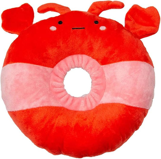 Adjustable Cat Recovery Collar Soft,Cute Pet E-Collar Neck Cone After Surgery Wound Healing Protective Cone Fit for Kitties, Small Dogs(ELC05-lobster-l)