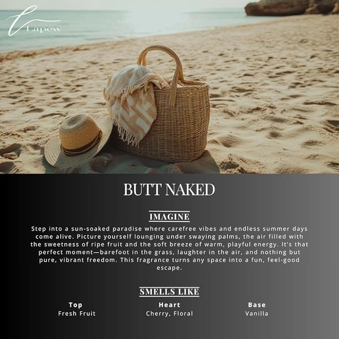 Butt Naked Carpet Freshener Powder: Powerful Odor Eliminator for Home, Upholstery Deodorizer, Carpet Deodorizer, Pet Urine, Cat Litter Box - Butt Naked Fragrance.