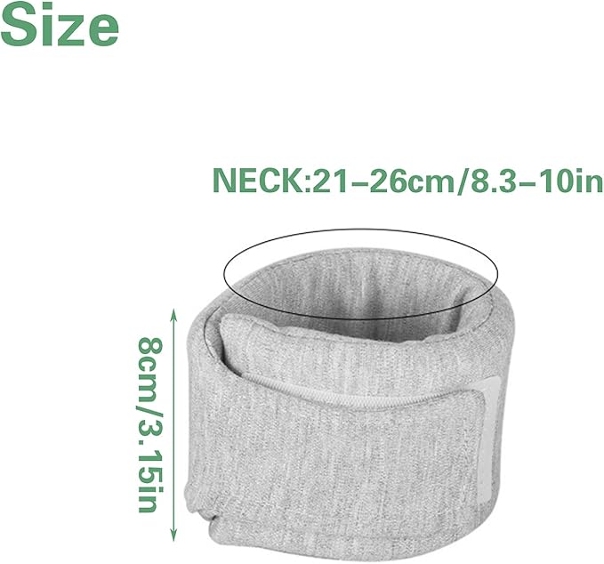 Cat Neck Brace, Adjustable Breathable Elizabethan Collar for Pet After Surgery Recovery Cat Neck Cervical Cone for Small Medium Dogs Puppies Kittens with Neck Circumference 8.2-10.2 Inch (Grey, S)