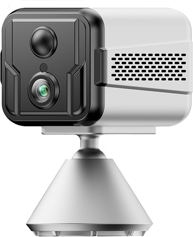 Cameras for Home Security-Indoor MiNi 1080P HD,Security Camera Wireless for Baby/Nanny/Pet/Dog/Cat, Infrared Night Vision,Magnetic Base Bracket,Cloud & SD Card Storage, (2.4 /5GHzWiFi)-Silver