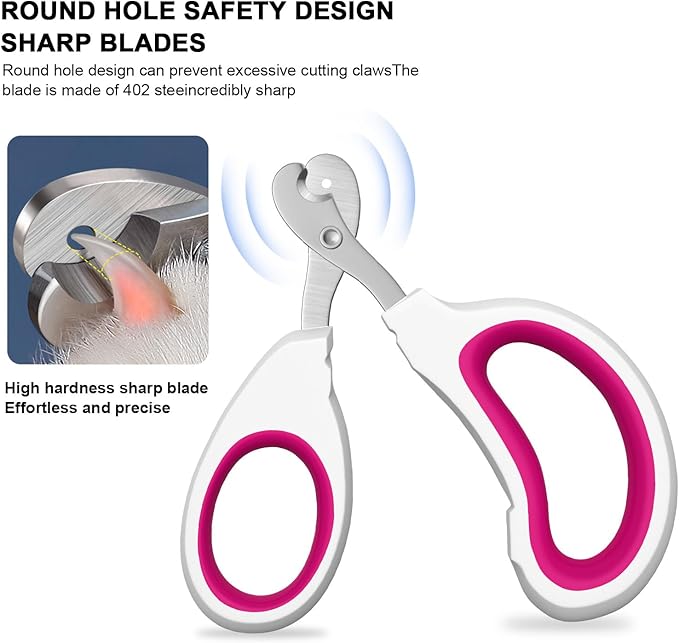 Cat Specific Nail Clipper, Avoiding Excessive Cutting, Suitable for Beginners. It Can Also be Used for Small Animals Such as Birds, Hamsters, Rabbits, Hedgehogs, Ferrets, Guinea Pigs, Etc.