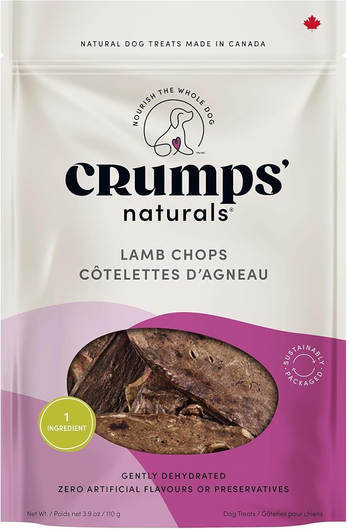 Crumps Naturals Lamb Chops 110g/3.9oz(Product Packaging May Vary)