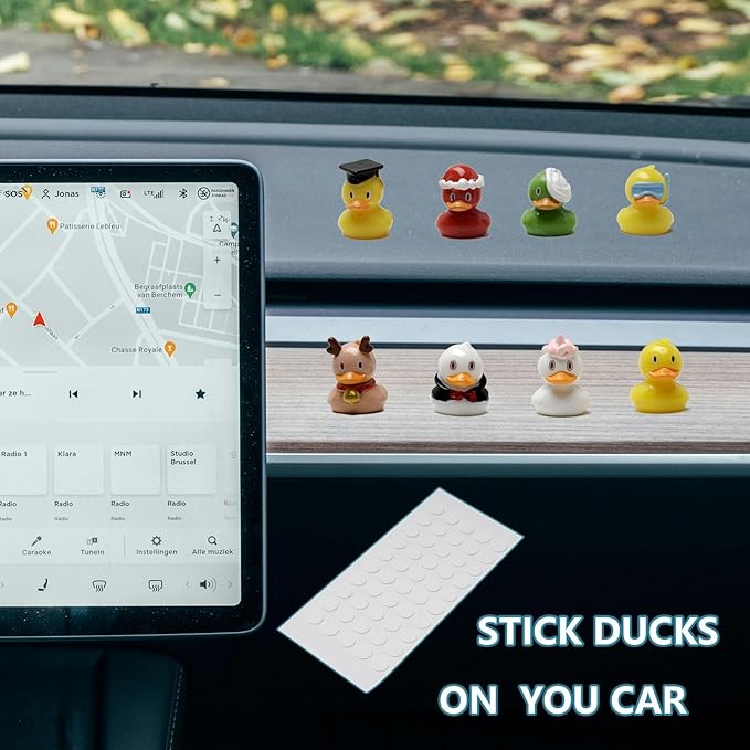 36 Types Multicolor Mini Resin Ducks, Plastic Tiny Ducks to Hide Prank, Little Ducks Mini Figures for Fairy Garden, Dollhouse,Terrariums, Potted, Miniature Landscape Ornament