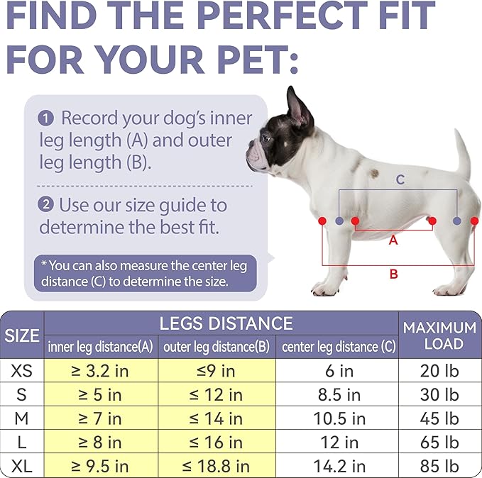 Dog Grooming Hammock Harness for Dogs & Cats with Pet Nail Clipper Trimmer - Cat Hanger Sling for Trimming Clipping Nails- Dog Hammock Restraint Bag for Small Medium Large pet （ Purple L）