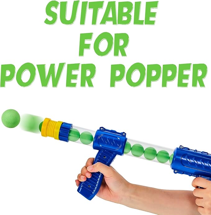 Frienda 24 Pieces Refill Balls Soft Green Foam Balls Refills Approx 1. 1 Inch in Diameter, Soft Small Light Cat Ball Toys