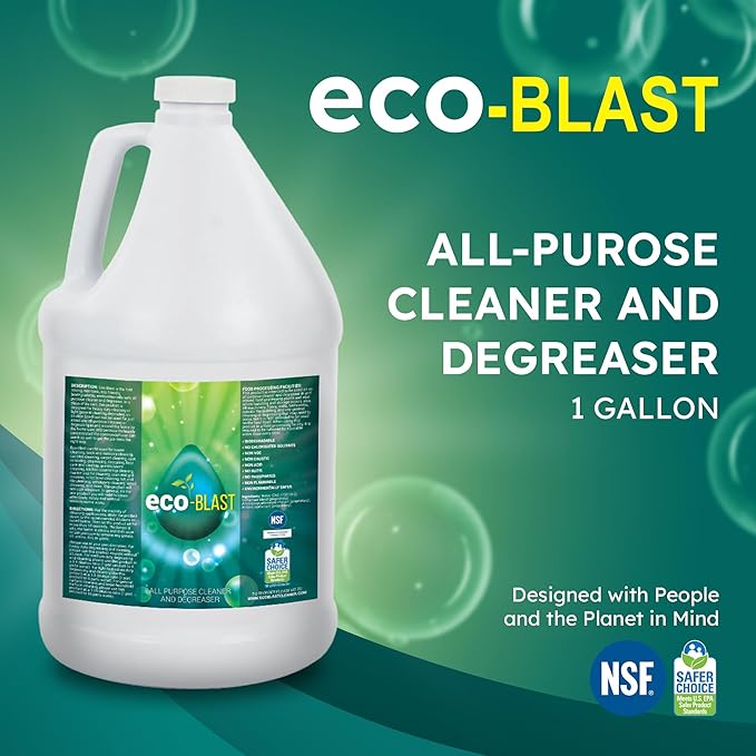 All-Purpose Cleaner & Degreaser – Heavy-Duty Grease & Stain Remover for Home, Kitchen, Garage & Industrial Use, Surface-Friendly Cuts Through Tough Dirt – 1 Gallon