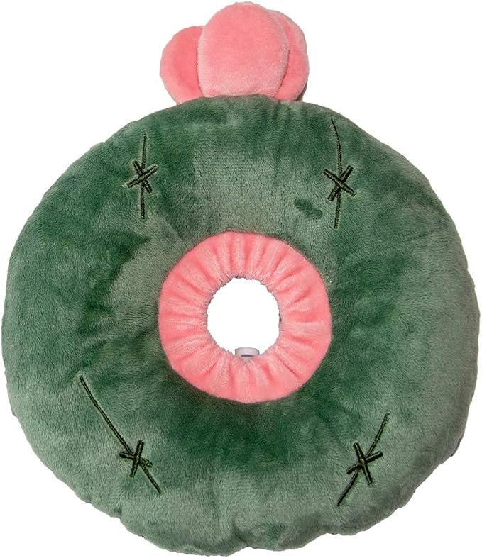 Adjustable Cat Recovery Collar Soft,Cute Pet E-Collar Neck Cone After Surgery Wound Healing Protective Cone Fit for Kitties, Small Dogs(ELC05-cactus-m)