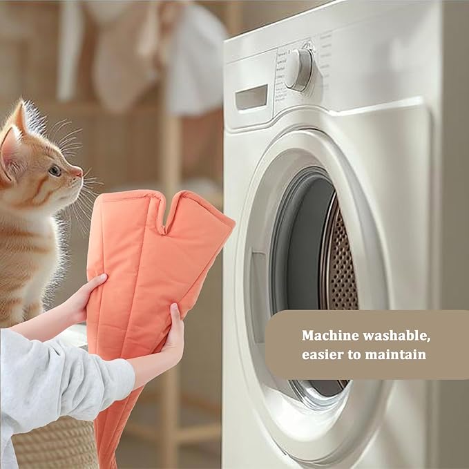 31 X 25 Inch Leaf Shaped Cotton Cat Bed Pad, Warming Cat Mat, Pet Warming Pad for Cats, Warmer Mat for Feral and Indoor Cats, 2025 Enlarged and Thickened Leaf Beds