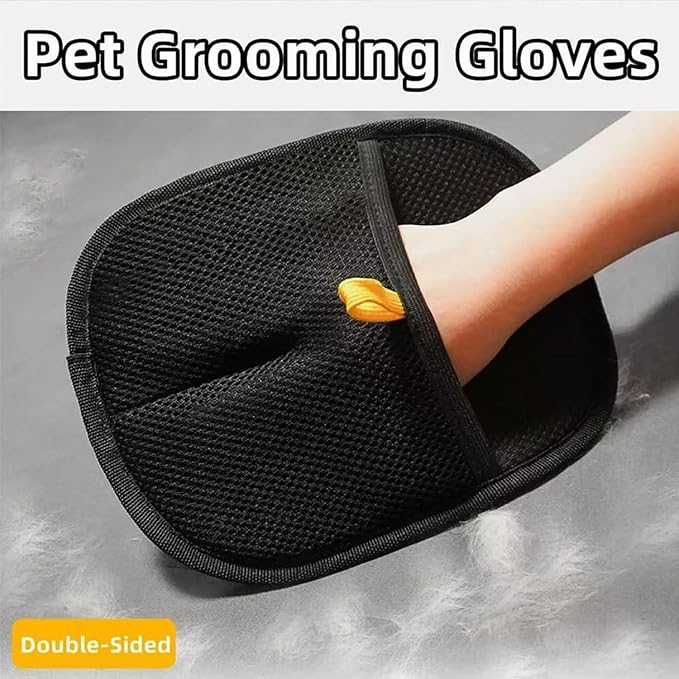 2Pcs Pet Hair Remover Glove, 2025 New Upgrade Electrostatic Gloves Pet Hair Removal ， Reusable Pet Hair Remover Glove，Gloves for Furniture Bed Sheets Couch Clothes Carpet Car Seat