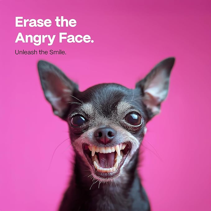 DOCO Dog Teeth Cleaning Wipes Dental Finger Wipes for Cats & Dogs Remove Plaque & Tartar, Freshen Breath, No Rinse, Easy & Effective Pet Tooth Cleaning Kit for Oral Care, Bacon Flavor, 100 Count