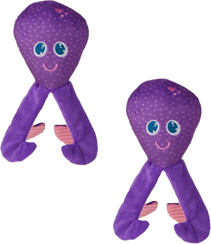 Caitec Presents Nala Cat Ollie The Octopus - Catnip Toy - Interactive Cat Toy - Chew Toy - Pillow Toy, 2 Pack
