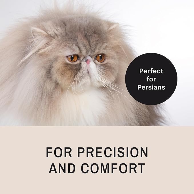 Eye Envy ProPowder Applicator Brush for Dogs and Cats. Use to safely and evenly apply Tear Stain Powder. Small. Washable superfine fiber hair. Long tapered bristles. Ergonomic handle