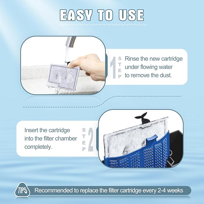 12 Packs Small Filters Cartridges Compatible with Aqueon Small Filter Carbon Filter Cartridge Compatible with Aqueon QuietFlow E Internal Power Filter 10 and 1/2.5/5 Gallon Minibow Aquarium Filters